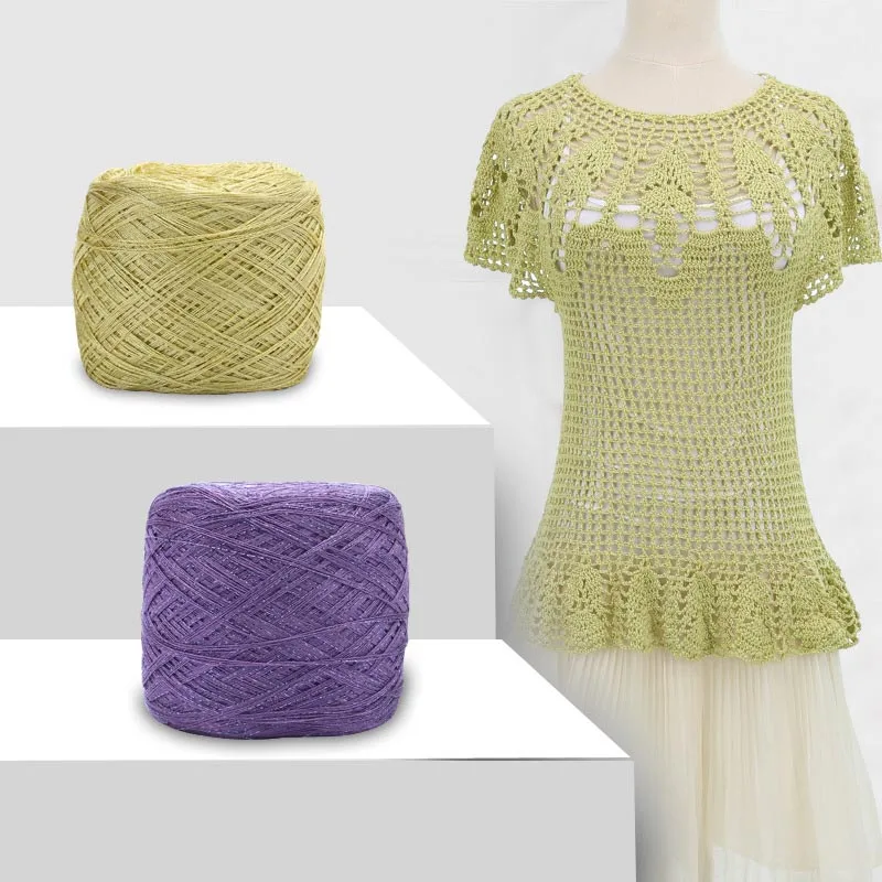 Hilo de tejer 100% lino puro.