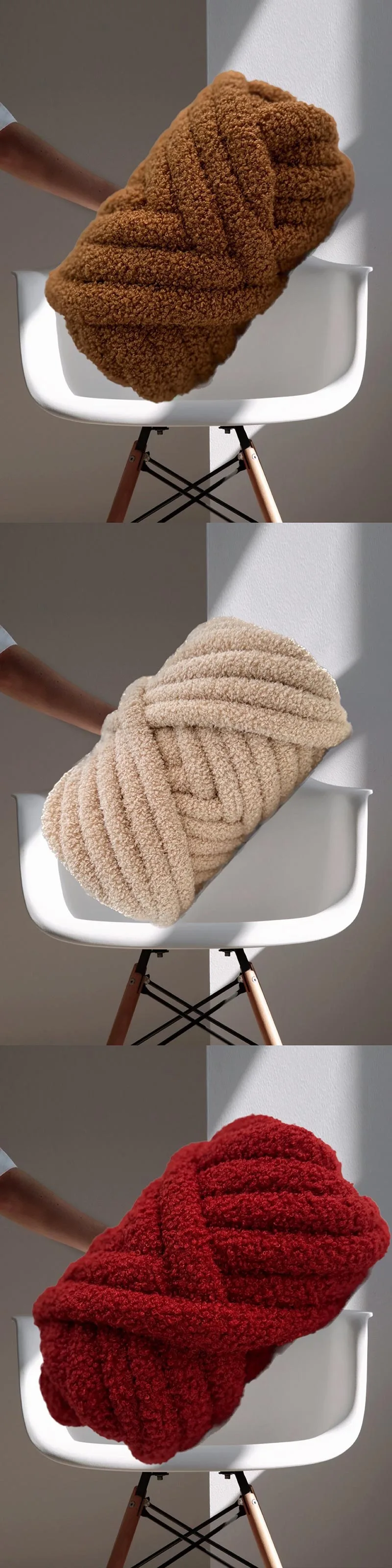 3cm Chunky Teddy Fleece Chenille Yarn